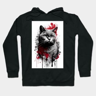 British Shorthair Portrait Hoodie